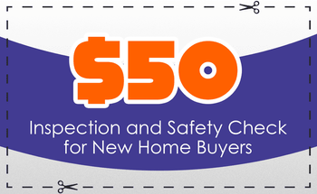 $50 discount coupon on inspection for new buyers from Crandall Heating and Air